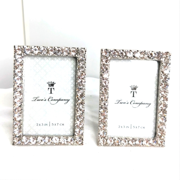 Two's Company Accents Twos Company Nwt Set Of 2 Mini Rhinestone